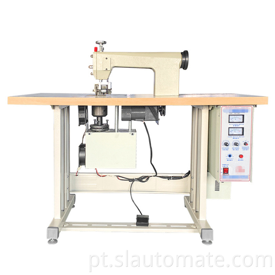 Ultrasonic lace machine